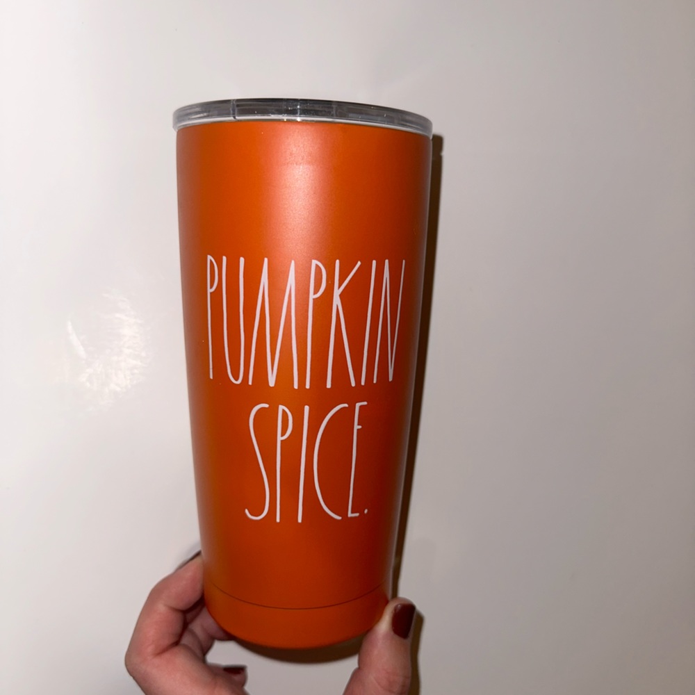 Rae Dunn Pumpkin Spice Tumbler Coffee Cup